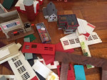 Big HO - O Scale Model Train Village Pieces -- lots (Lionel)