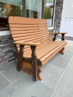 Amish outdoor glider