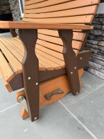 Amish outdoor glider