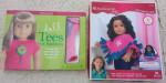 $10 for both 2 NEW American Girl AG Doll CRAFT KIT Lot~TEES/ STAR CAPE
