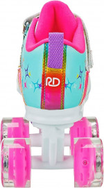 Roller Derby Sparkles Lighted Wheel Roller Skates Size 2