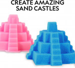 12lbs National Geographic Play Sand w Castle Molds Blue