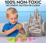 12lbs National Geographic Play Sand w Castle Molds Blue