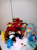 Stuffed Plush Animal Toy Teddy Bear Monkey Etc. Some Move Talk Sing