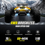 Brushless 1/16 RC Car 4WD 75kph