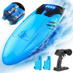 RC Remote Control Boat 2.4GHz 2 batt LEDs