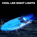 RC Remote Control Boat 2.4GHz 2 batt LEDs