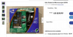 Edu Science 600x dual slide microscope for kids. NEW!