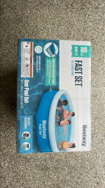 new in box Bestway inflatable pool 10’ with motor and filter