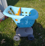 plastic shopping cart