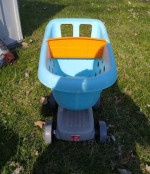 plastic shopping cart