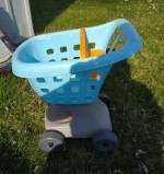 plastic shopping cart