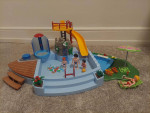 Playmobil pool with water slide