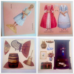 AMERICAN GIRL Doll Felicity Play Scenes & Paper Dolls