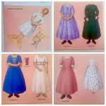 AMERICAN GIRL Doll Felicity Play Scenes & Paper Dolls