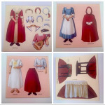 AMERICAN GIRL Doll Felicity Play Scenes & Paper Dolls