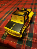 VINTAGE 1970'S TONKA YELLOW RALLY FLARESIDE METAL PICKUP ROLLING 9-INCH