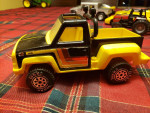 VINTAGE 1970'S TONKA YELLOW RALLY FLARESIDE METAL PICKUP ROLLING 9-INCH