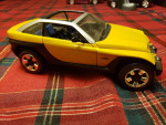Matchbox Die Cast 1:18 The Jeepster Concept yellow 37787 motor trend collection