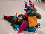 LARGE STUFFED DRAGON
