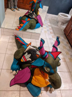 LARGE STUFFED DRAGON
