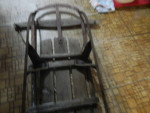 wood snow sled