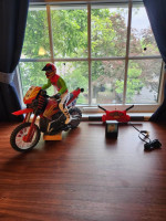 Tyco RC Turbo Pro Wheelie Cycle Radio Controlled Toy Motorcycle Bike