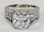Ring- 925 Silver/CZ Bella Luce Ring-Sz 10