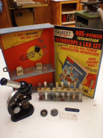 Gilbert microscope and lab set