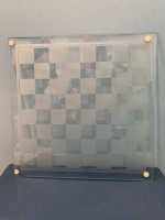 Glass Chess / Checker Board