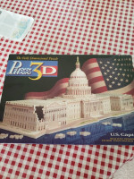 Milton Bradley 3D puzzle 718 pieces of the US Capitol Building