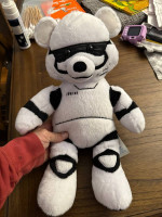 Build-A-Bear Workshop Teddy Bear  Storm Trooper  17" Star Wars