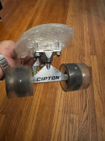 Cipton LED Light Up 22.5 Inch Complete Skateboard 60mm Light Up Wheels