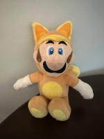 Super Mario Bros. Toys stuffed Animal Raccoon Mario Plush Doll 8 Inche