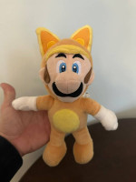 Super Mario Bros. Toys stuffed Animal Raccoon Mario Plush Doll 8 Inche