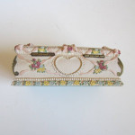 BEAUTIFUL JEWLERY BOX with MIRROR and TRAY...