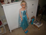 Frozen Elsa Life Size Doll 38" Disney Huge