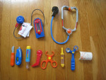Toy Doctor Nurse Vet Medical Office Supplies Kits, 3 Available!!!