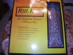 RAIL KING BY MTH ELECTRIC TRAINS HI-TENSION TOWER 3 PIECE SET