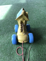 Vintage Old Lady in The Shoe Pull Toy