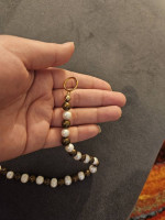 Lehigh University Brown & White Freshwater Pearl Choker Necklace