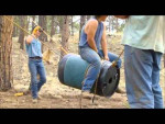 Make FUN toys out of plastic barrel ... teach recycle// reuse