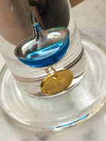 15” Galileo thermometer with colored balls