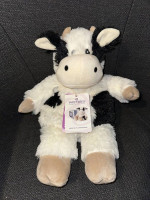Black and White Cow Plush Microwavable French Lavender Scented