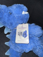 Cozy Plush BLUE BABY DINOSAUR Fully Microwavable Lavender Scented Toy