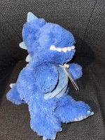 Cozy Plush BLUE BABY DINOSAUR Fully Microwavable Lavender Scented Toy