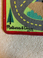 Melissa & Doug Car Track Rug - 36" X 40" - $15  Includes 3 Cars