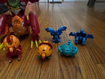 BAKUGAN Dragonoid Maximus 8in Transformer Untested No Wings Plus figs