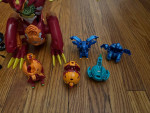 BAKUGAN Dragonoid Maximus 8in Transformer Untested No Wings Plus figs