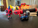 Deadpool toy sword and figures